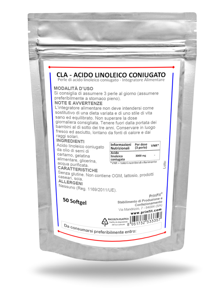 Clicca per ingrandire Acido Linoleico Coniugato Softgel 50