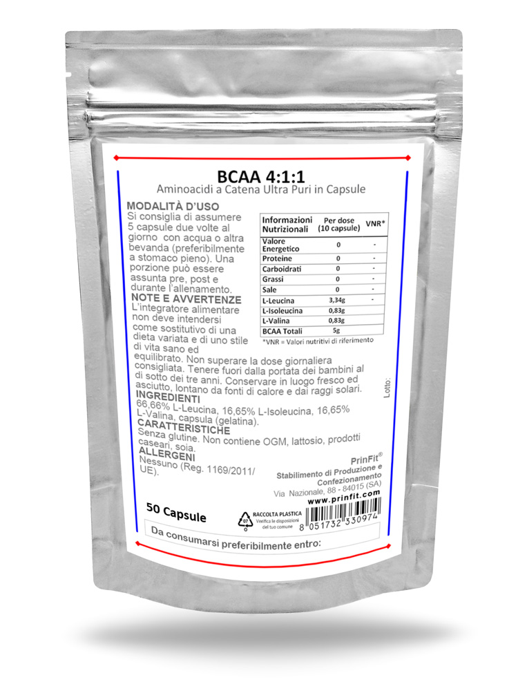Clicca per ingrandire BCAA 4.1.1 Capsule 50