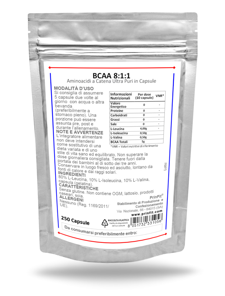 Clicca per ingrandire BCAA 8.1.1 Capsule 250