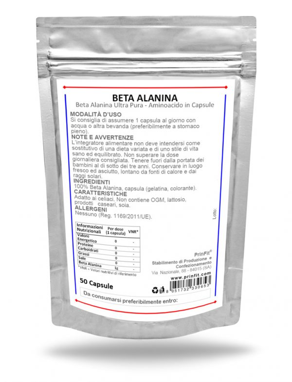 Beta Alanina Capsule 50