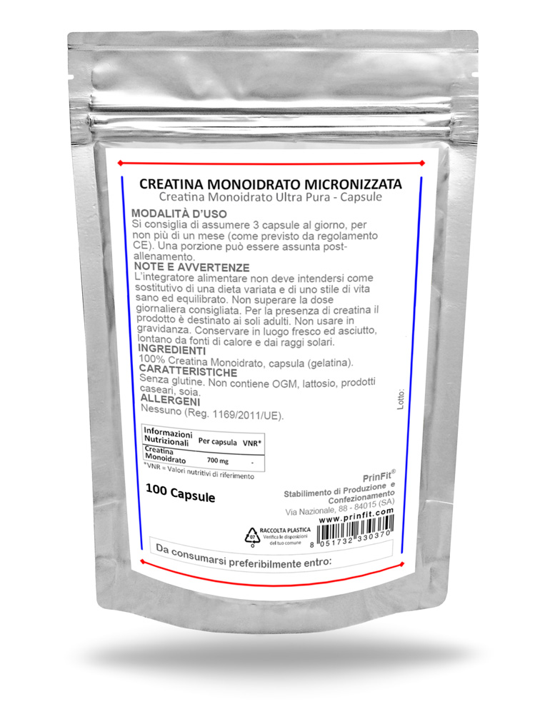 Creatina Monoidrato Capsule 100