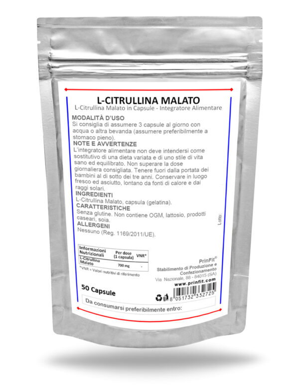 L-Citrullina Malato Capsule 50
