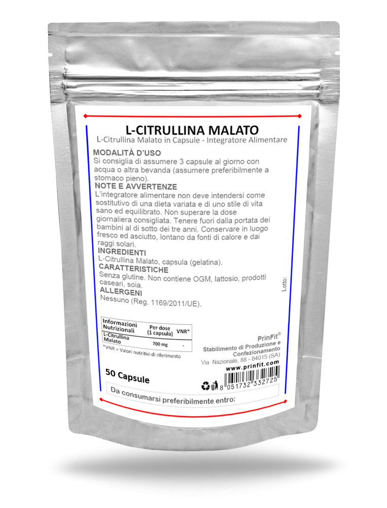 Clicca per ingrandire L-Citrullina Malato Capsule 50