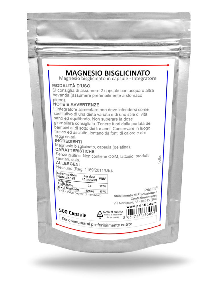 Magnesio Bisglicinato Capsule 500