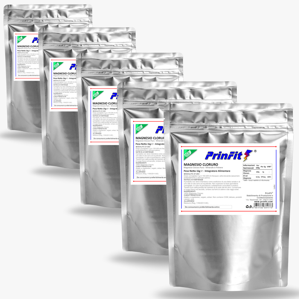 Magnesio Cloruro 5 x 1kg