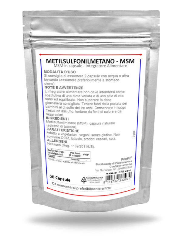 Metilsulfonilmetano Capsule 50