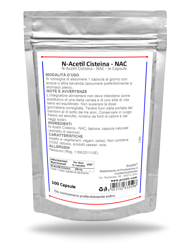 N-Acetil Cisteina Capsule 100