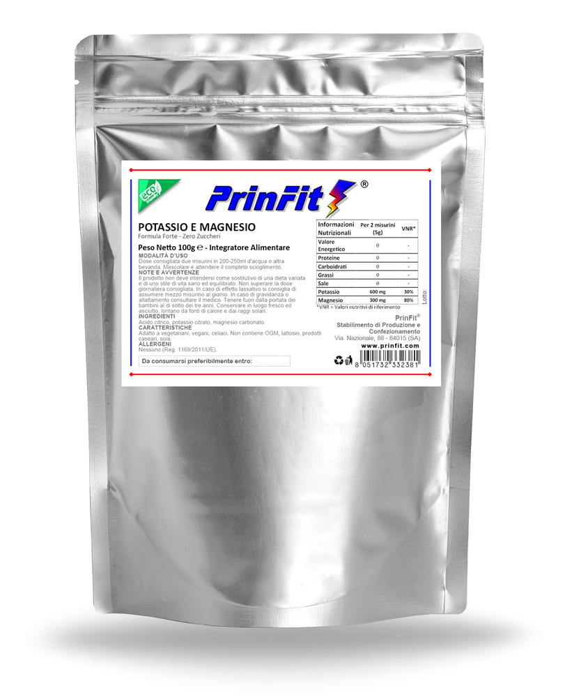 Clicca per ingrandire Potassio e Magnesio Senza Aroma 100g
