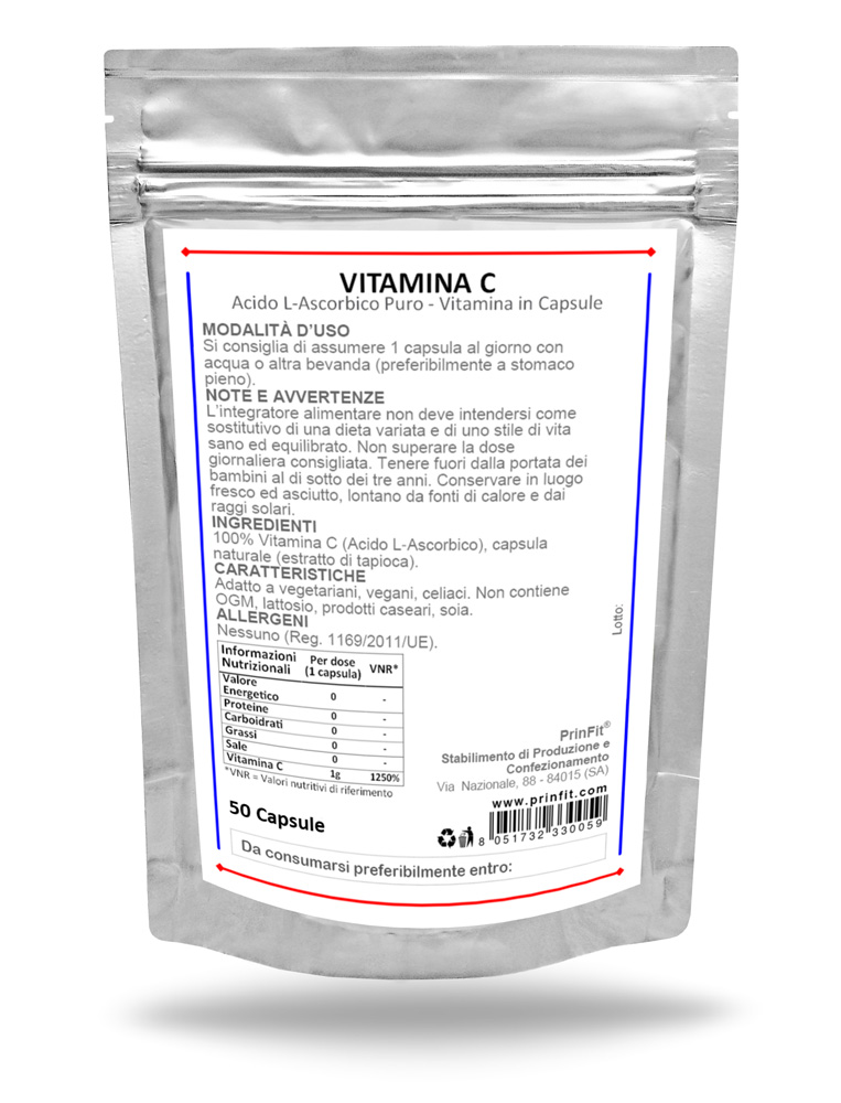 Clicca per ingrandire Vitamina C Capsule 50