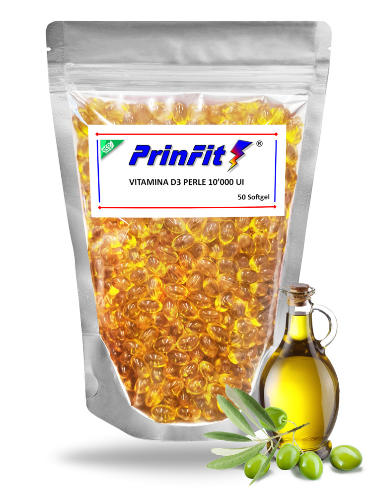 Vitamina D3 10.000 Softgel 50 Olio Oliva