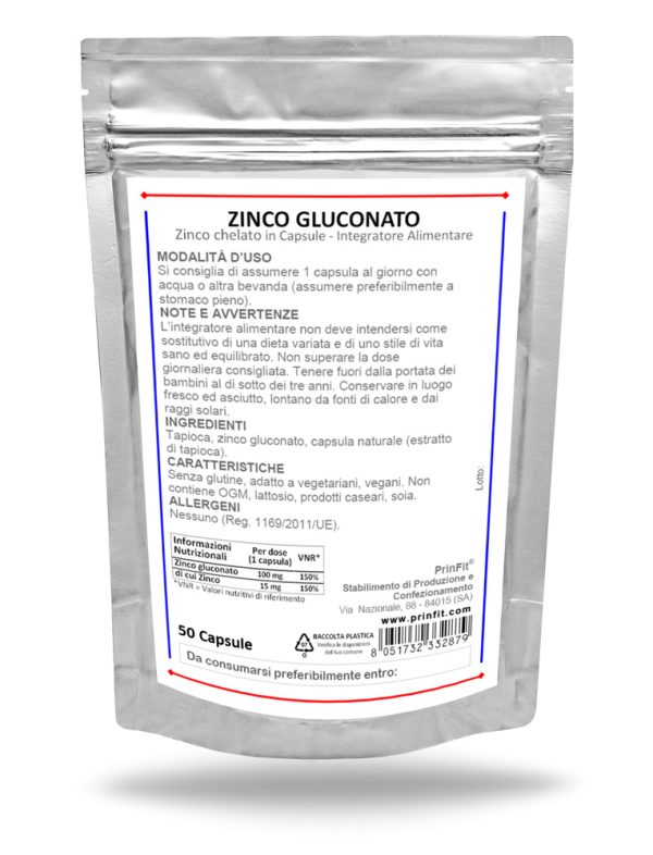 Zinco Gluconato Capsule 50