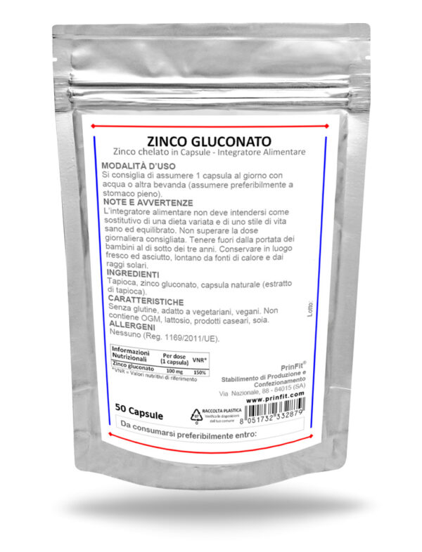 Zinco Gluconato Capsule 50